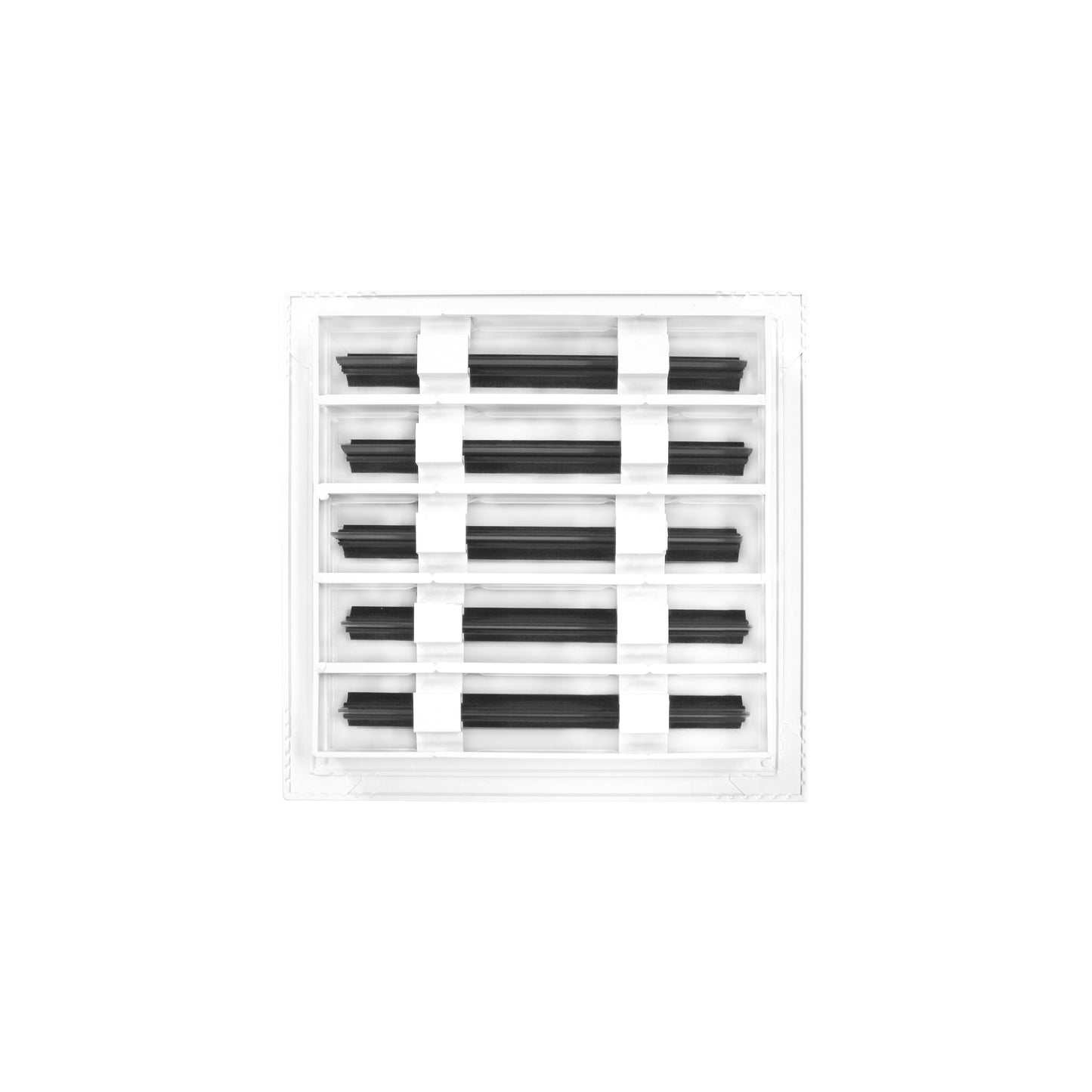 De atras de 10x10 Ventila Moderna de Color Blanco para Aire Acondicionado - 10x10 Estandard Difusor Lineal - Texas Buildmart
