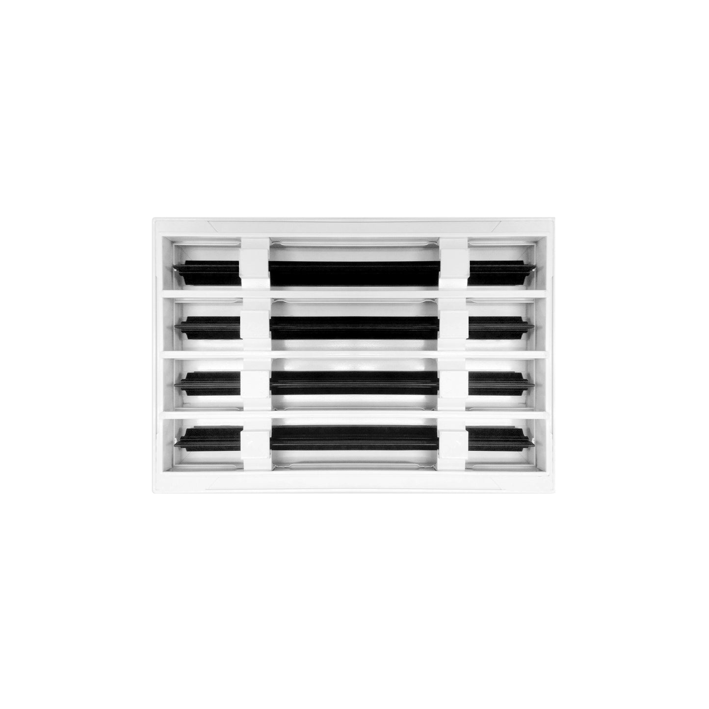 De atras de 12x8 Ventila Moderna de Color Blanco para Aire Acondicionado - 12x8 Estandard Difusor Lineal - Texas Buildmart