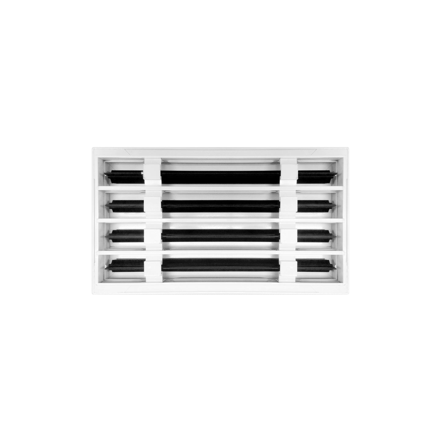 De atras de 16x8 Ventila Moderna de Color Blanco para Aire Acondicionado - 16x8 Estandard Difusor Lineal - Texas Buildmart