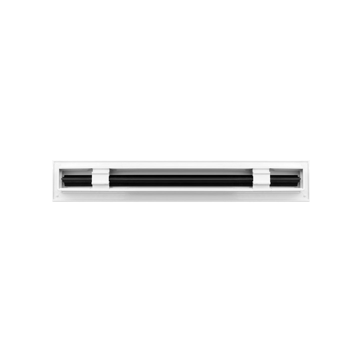 BUILDMART - Difusor Lineal de 18 pulgadas - (1 Ranura) Una Ranura - Registro Lineal de Aire Acondicionado - Rejilla Decorativa Blanca de Aluminio para Aire