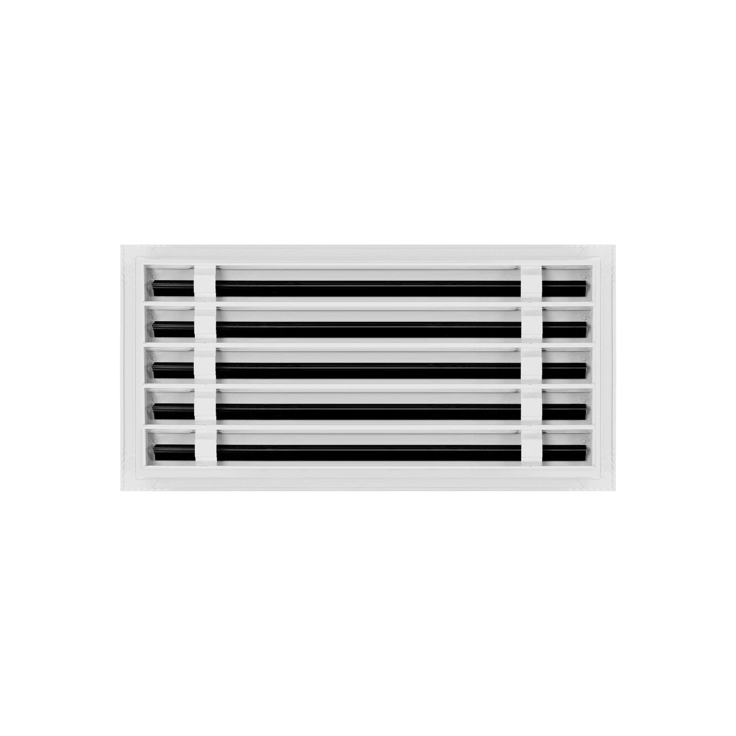 De atras de 20x10 Ventila Moderna de Color Blanco para Aire Acondicionado - 20x10 Estandard Difusor Lineal - Texas Buildmart