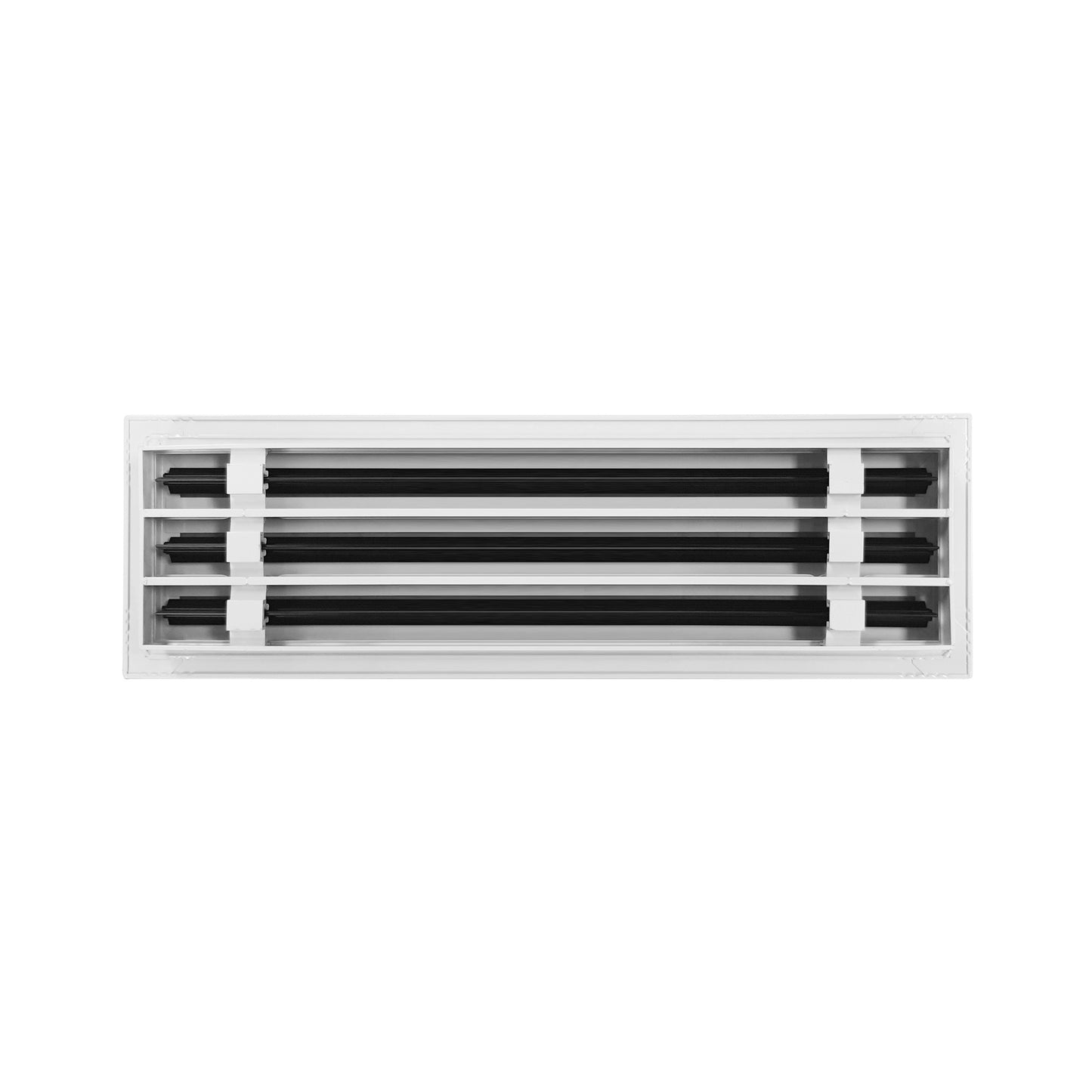 De atras de 20x6 Ventila Moderna de Color Blanco para Aire Acondicionado - 20x6 Estandard Difusor Lineal - Texas Buildmart