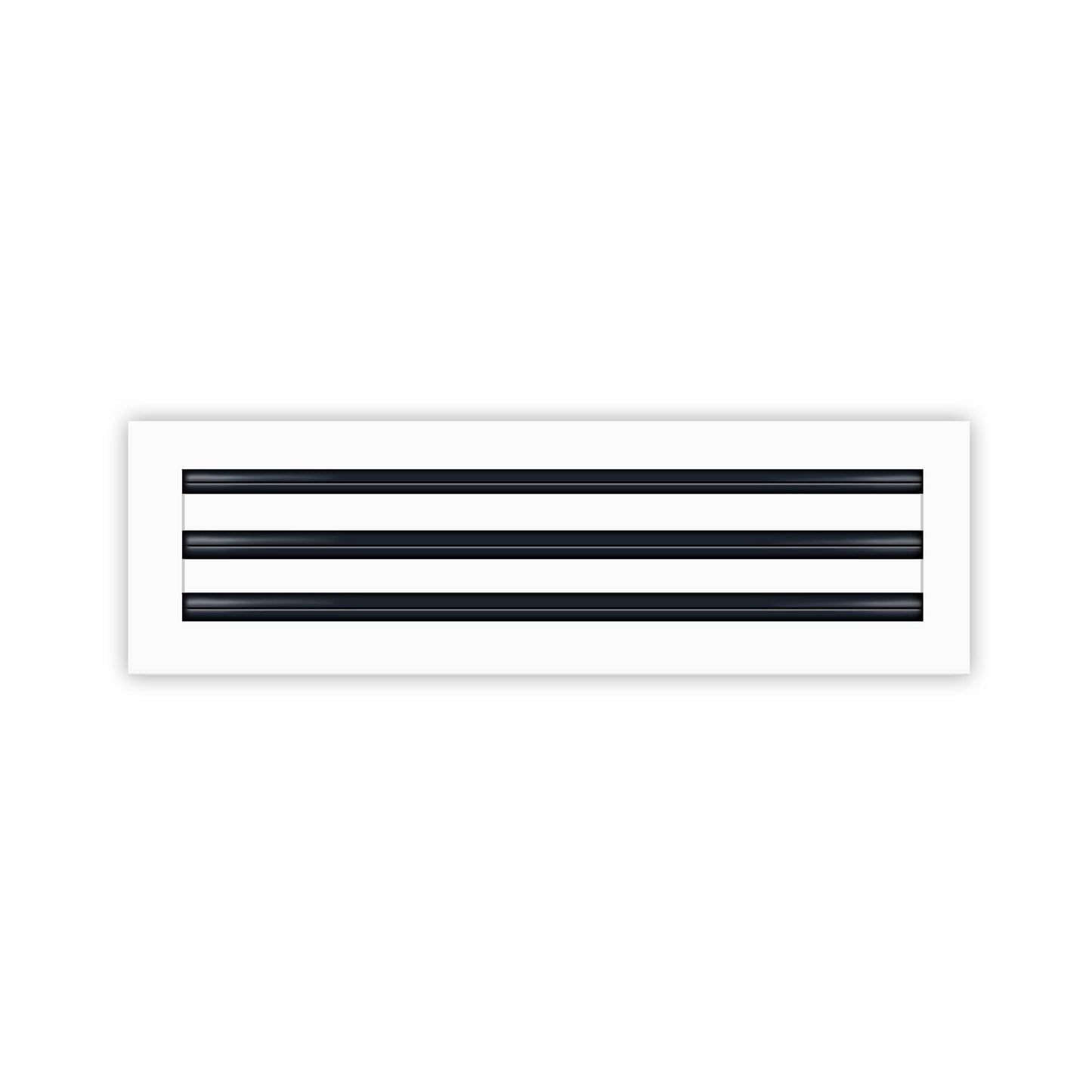 Frente de 20x6 Ventila Moderna de Color Blanco para Aire Acondicionado - 20x6 Estandard Difusor Lineal - Texas Buildmart