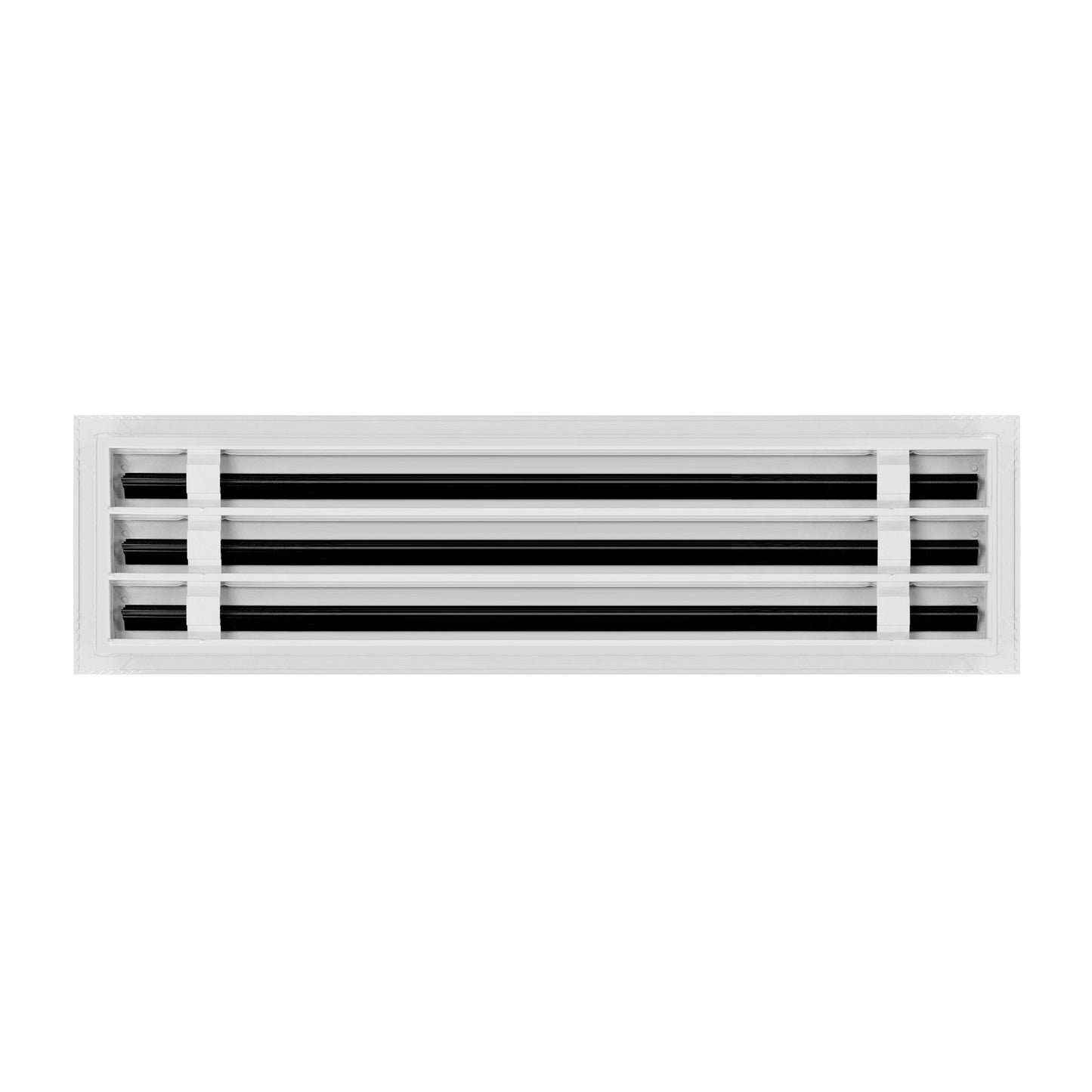 De atras de 22x6 Ventila Moderna de Color Blanco para Aire Acondicionado - 22x6 Estandard Difusor Lineal - Texas Buildmart