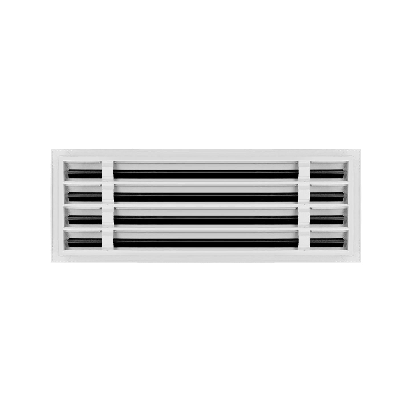 De atras de 22x8 Ventila Moderna de Color Blanco para Aire Acondicionado - 22x8 Estandard Difusor Lineal - Texas Buildmart