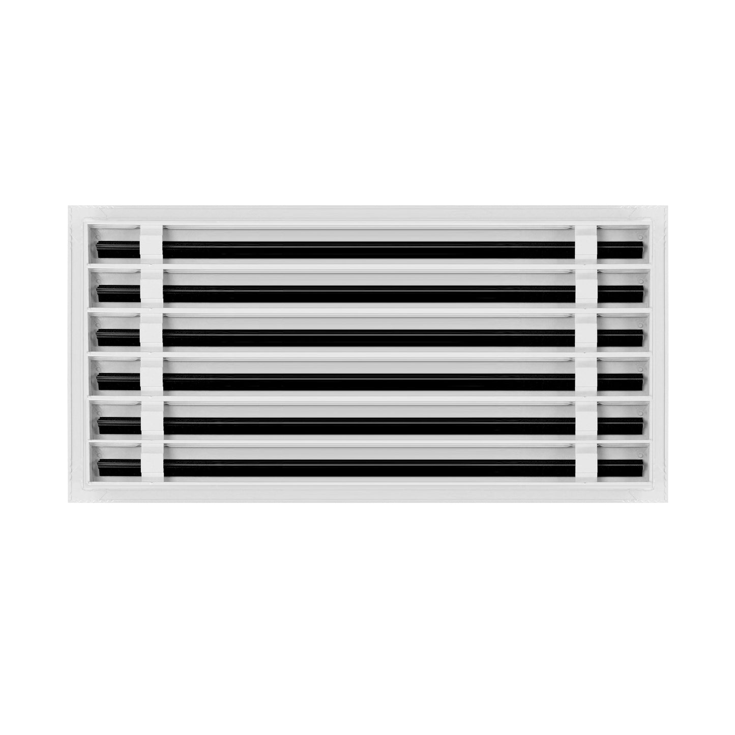 De atras de 24x12 Ventila Moderna de Color Blanco para Aire Acondicionado - 24x12 Estandard Difusor Lineal - Texas Buildmart