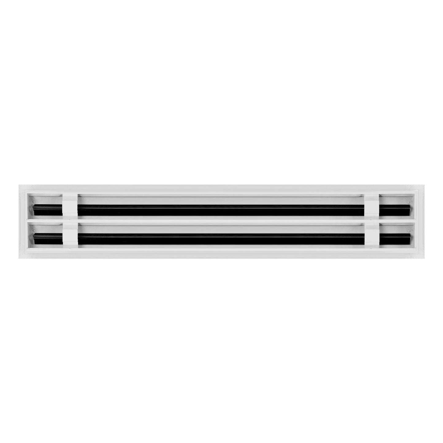 De atras de 24x4 Ventila Moderna de Color Blanco para Aire Acondicionado - 24x4 Estandard Difusor Lineal - Texas Buildmart