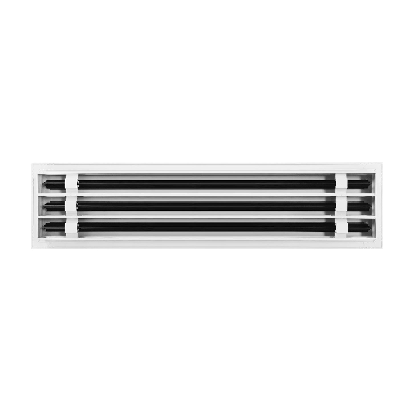 De atras de 24x6 Ventila Moderna de Color Blanco para Aire Acondicionado - 24x6 Estandard Difusor Lineal - Texas Buildmart