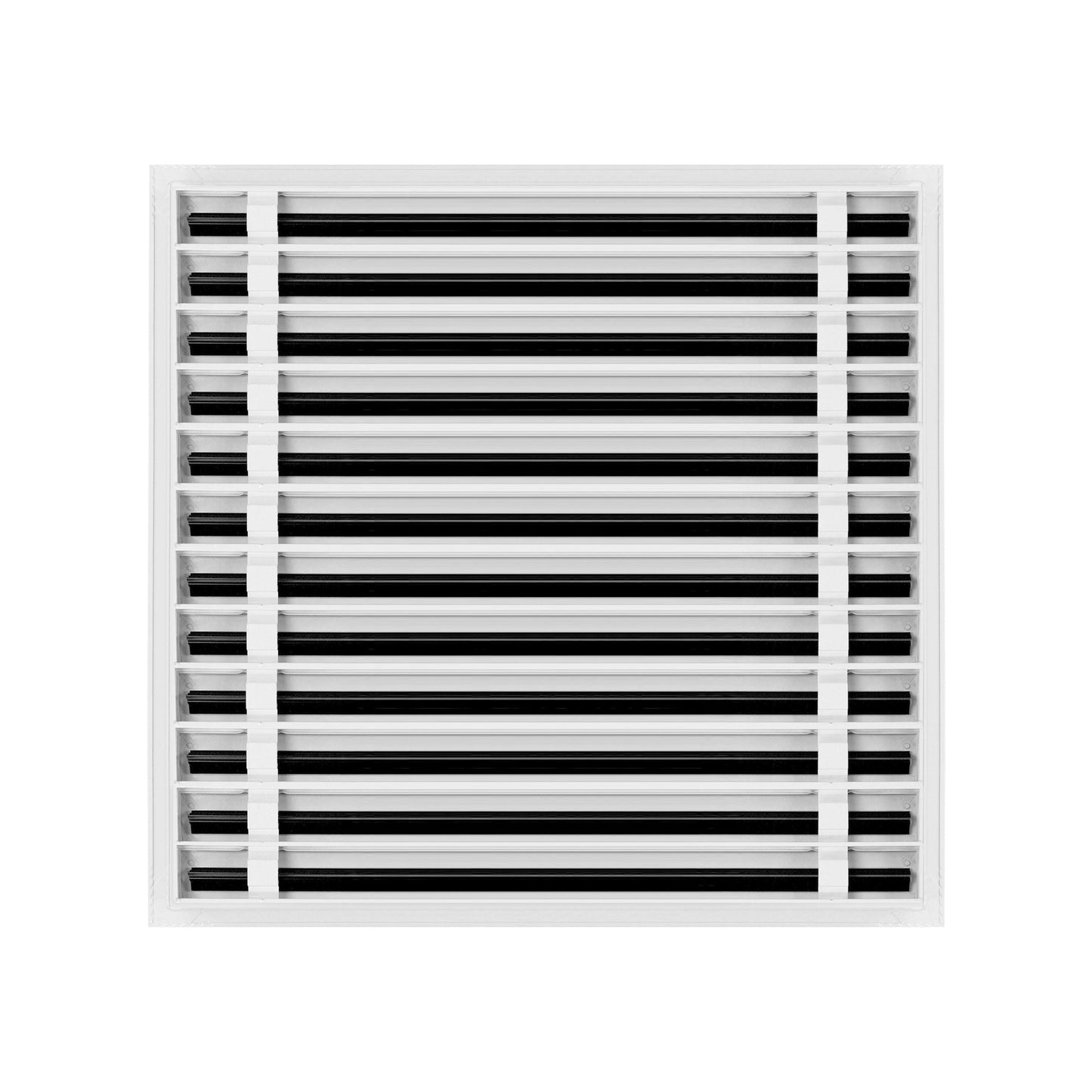 De atras de 25x24 Ventila Moderna de Color Blanco para Aire Acondicionado - 25x24 Estandard Difusor Lineal - Texas Buildmart