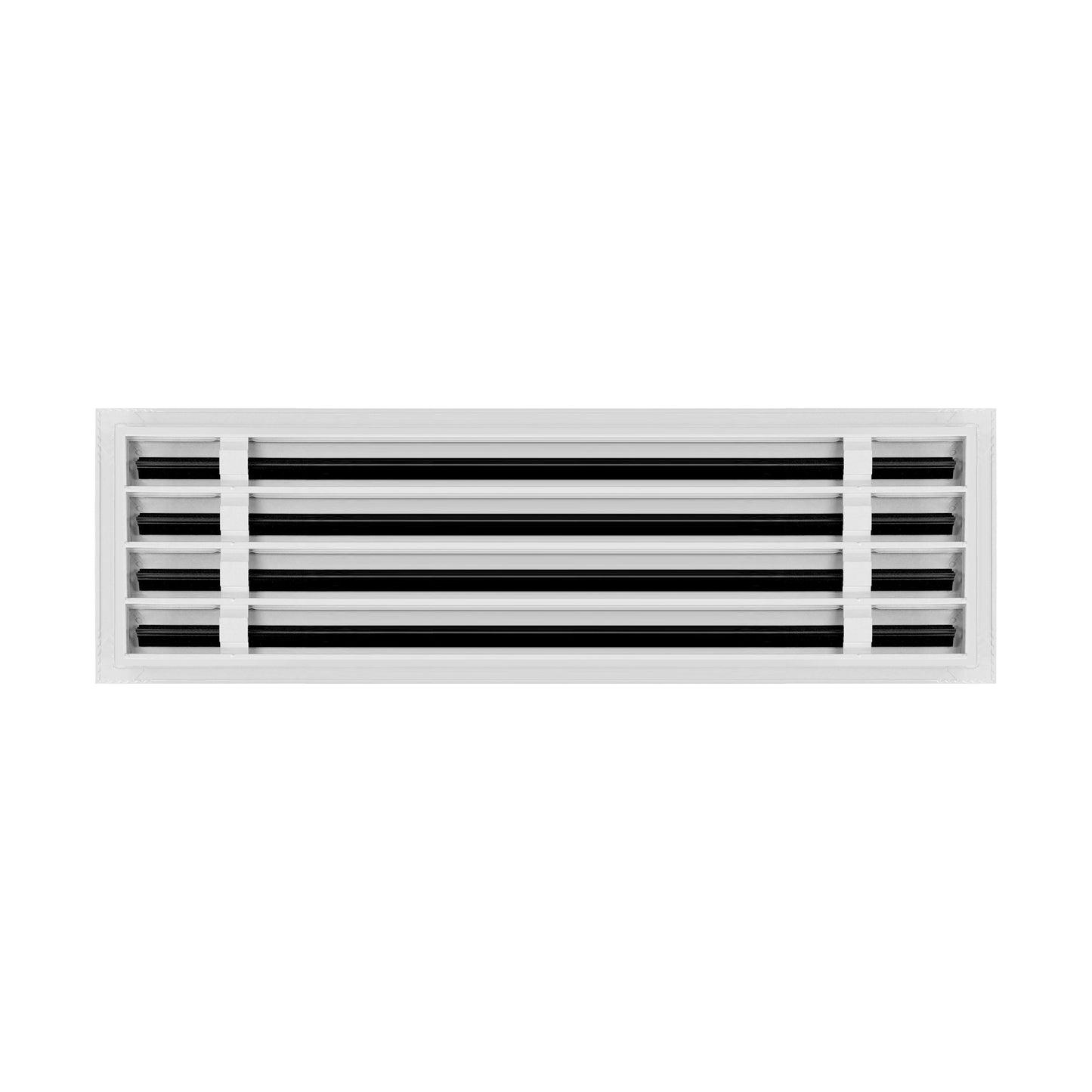 De atras de 26x8 Ventila Moderna de Color Blanco para Aire Acondicionado - 26x8 Estandard Difusor Lineal - Texas Buildmart