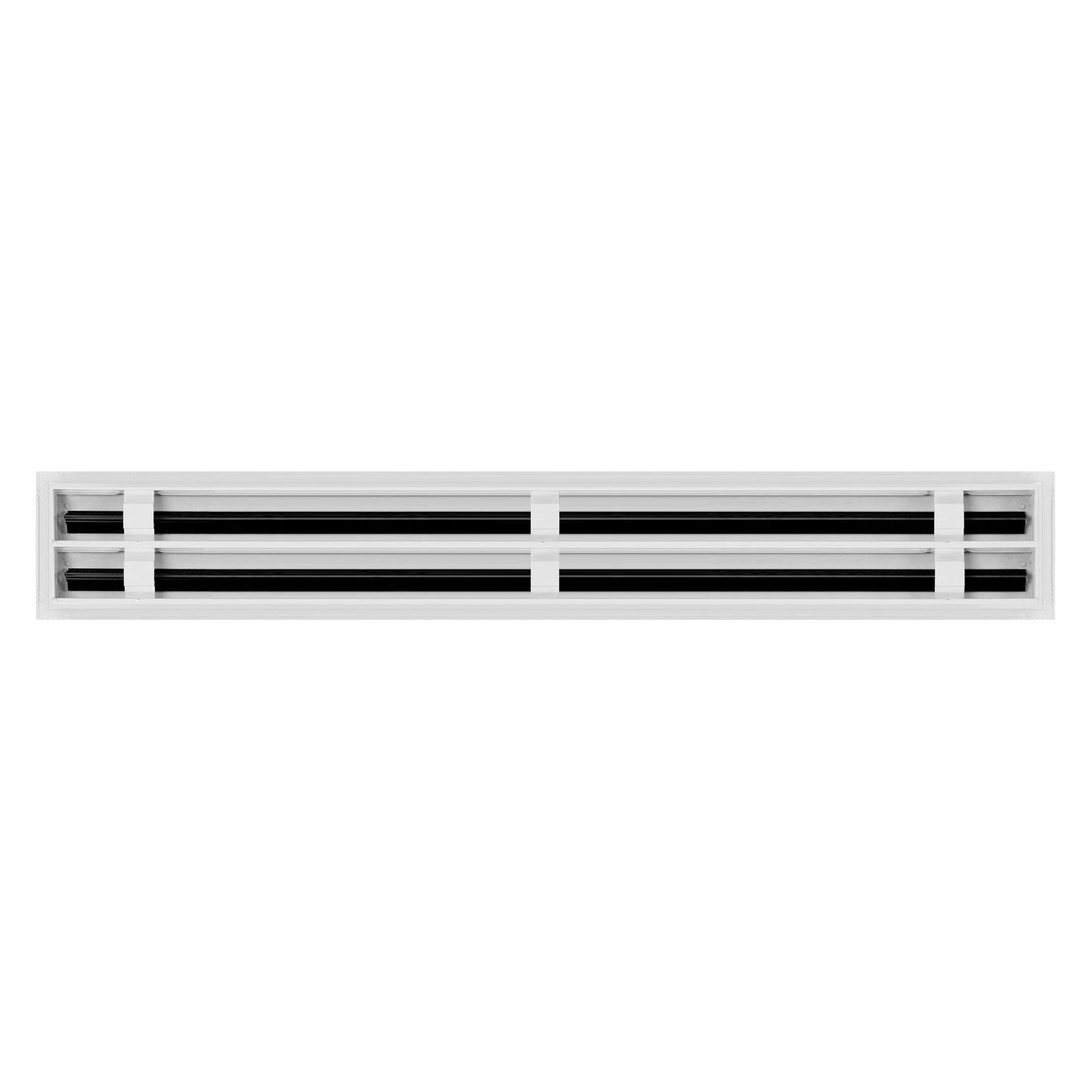 De atras de 28x4 Ventila Moderna de Color Blanco para Aire Acondicionado - 28x4 Estandard Difusor Lineal - Texas Buildmart