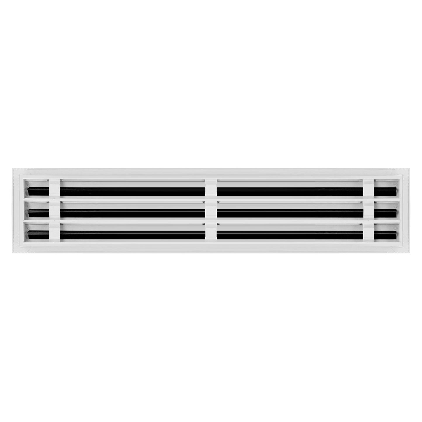 De atras de 28x6 Ventila Moderna de Color Blanco para Aire Acondicionado - 28x6 Estandard Difusor Lineal - Texas Buildmart