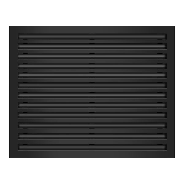 Frente de 30x24 Ventila Moderna de Color Negro para Aire Acondicionado - 30x24 Estandard Difusor Lineal - Texas Buildmart