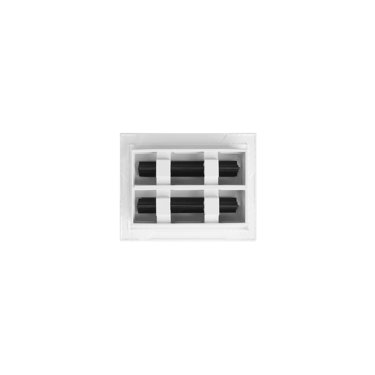 De atras de 6x4 Ventila Moderna de Color Blanco para Aire Acondicionado - 6x4 Estandard Difusor Lineal - Texas Buildmart