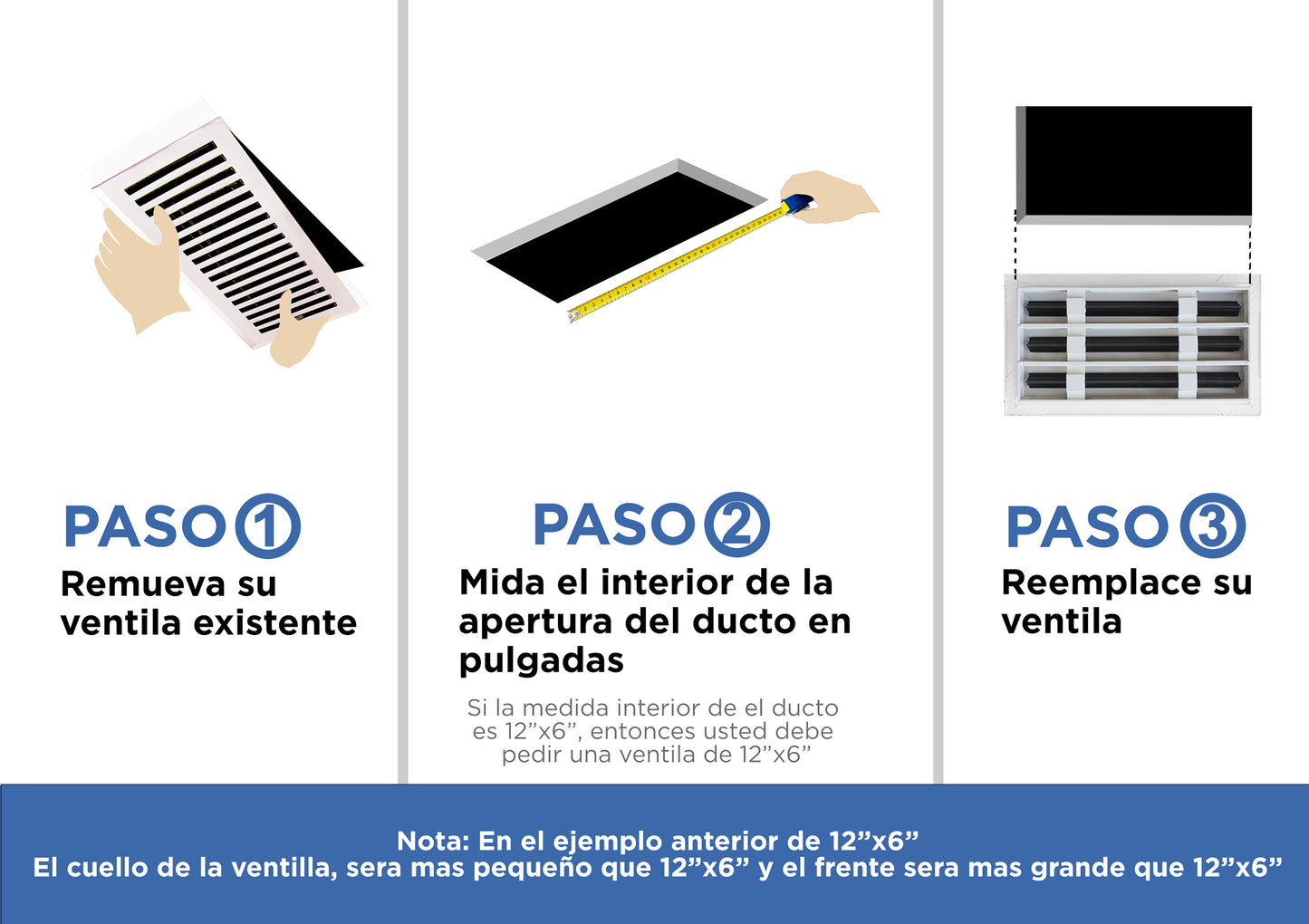 El proceso de instalar de 24x4 Ventila Moderna de Color Blanco para Aire Acondicionado - 24x4 Estandard Difusor Lineal - Texas Buildmart
