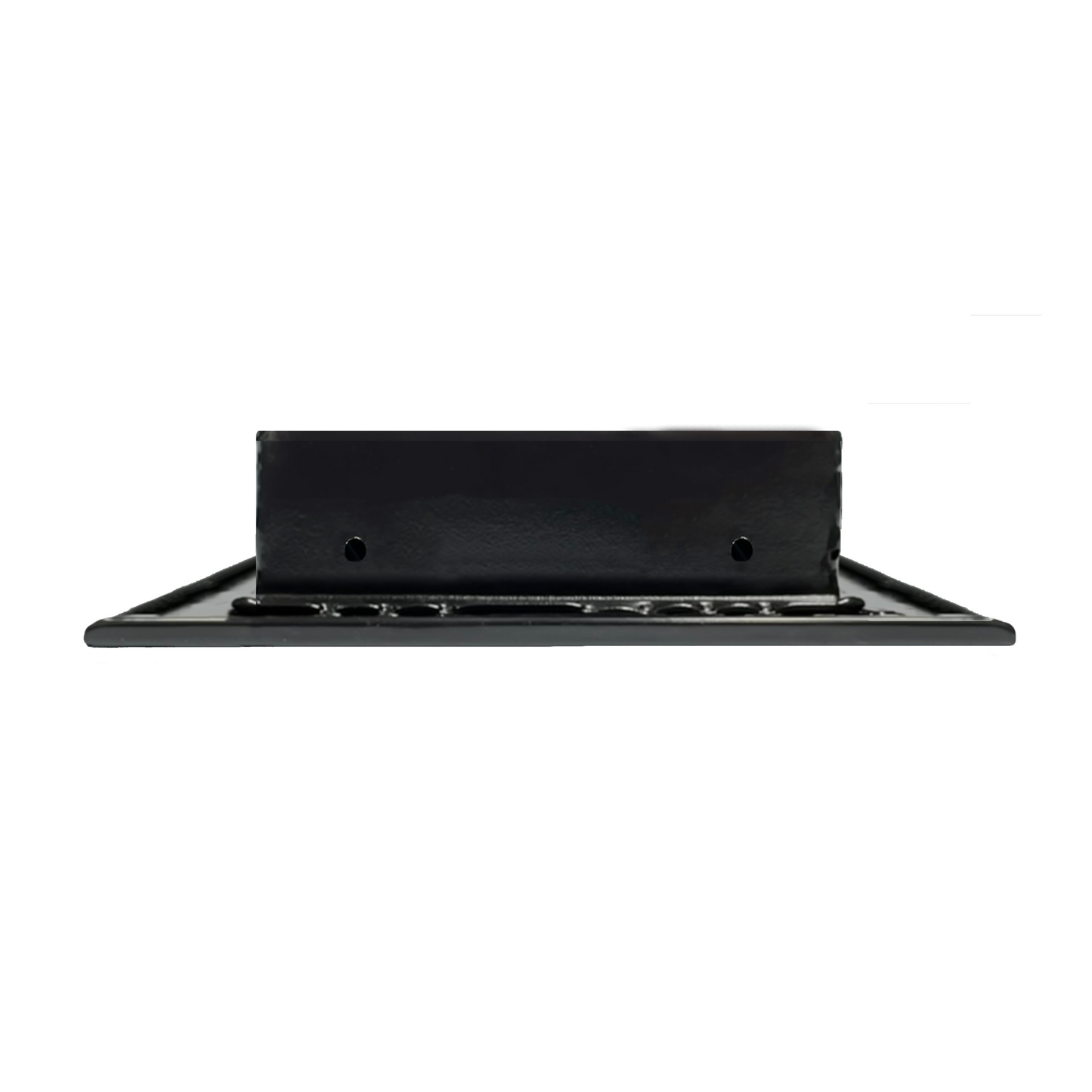 BUILDMART - Difusor Lineal de 12 pulgadas - (3 Ranura) Tres Ranuras - Registro Lineal de Aire Acondicionado - Rejilla Decorativa Negro de Aluminio para Aire