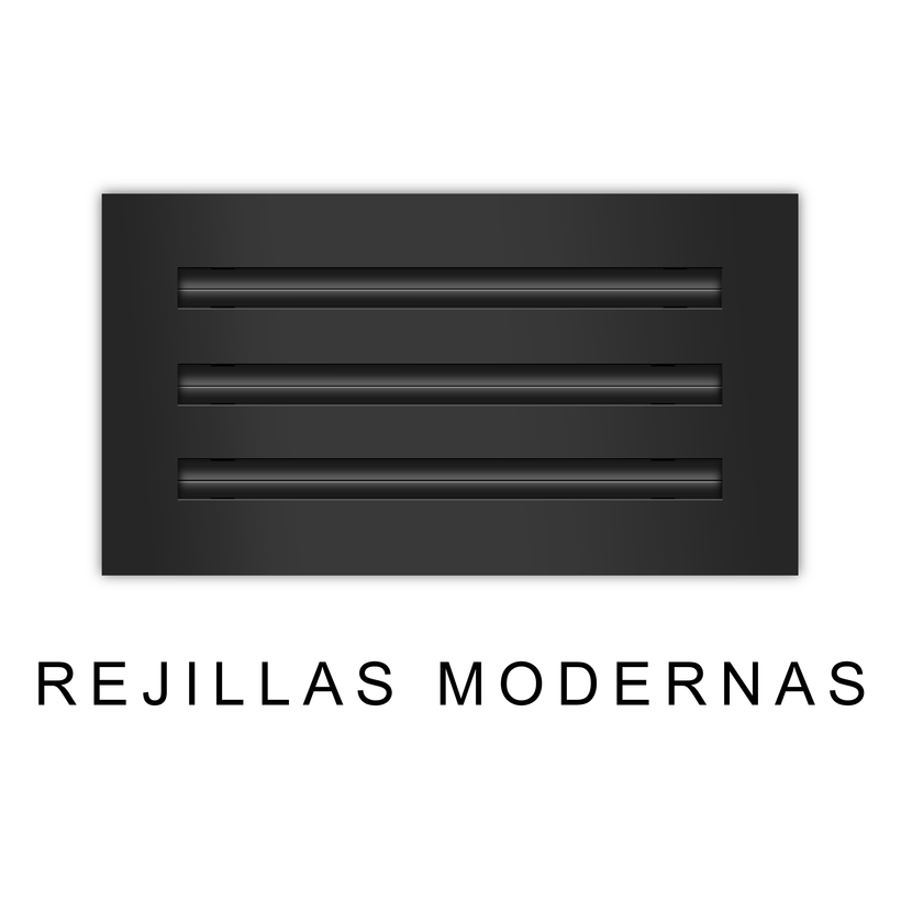 REJILLAS MODERNAS - Negro