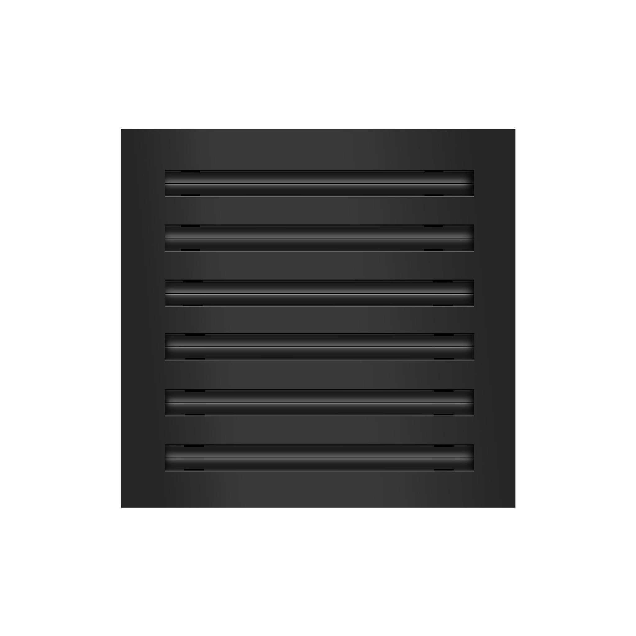 Frente de 12x12 Ventila Moderna de Color Negro para Aire Acondicionado - 12x12 Estandard Difusor Lineal - Texas Buildmart