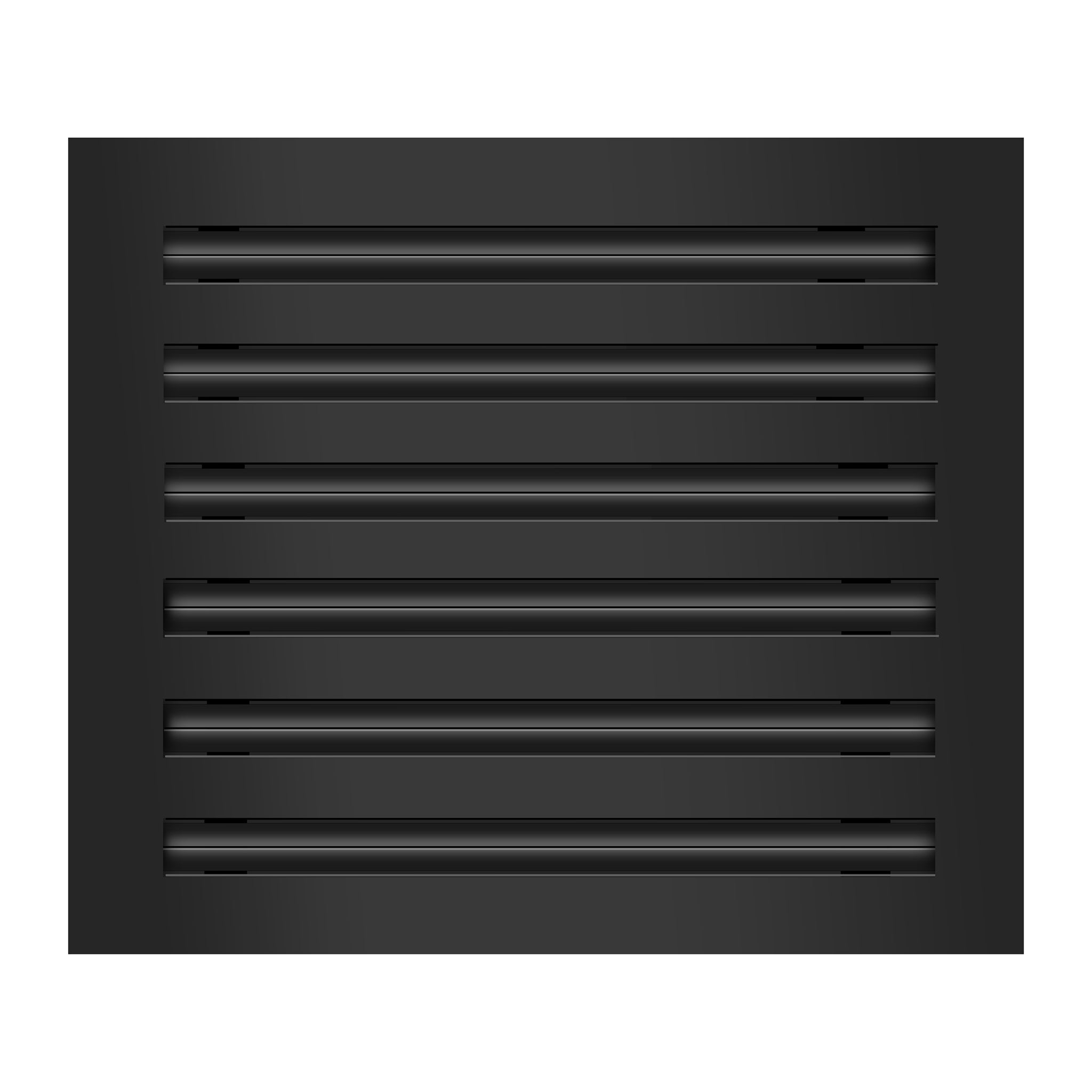 Frente de 14x12 Ventila Moderna de Color Negro para Aire Acondicionado - 14x12 Estandard Difusor Lineal - Texas Buildmart