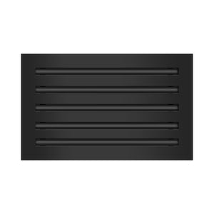 Frente de 16x10 Ventila Moderna de Color Negro para Aire Acondicionado - 16x10 Estandard Difusor Lineal - Texas Buildmart