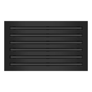 Frente de 20x12 Ventila Moderna de Color Negro para Aire Acondicionado - 20x12 Estandard Difusor Lineal - Texas Buildmart