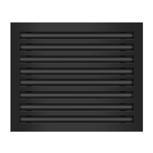 Frente de 20x16 Ventila Moderna de Color Negro para Aire Acondicionado - 20x16 Estandard Difusor Lineal - Texas Buildmart