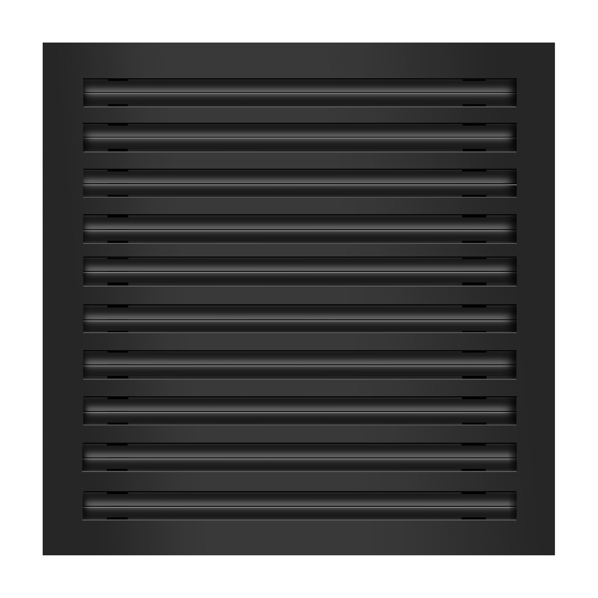 Frente de 20x20 Ventila Moderna de Color Negro para Aire Acondicionado - 20x20 Estandard Difusor Lineal - Texas Buildmart