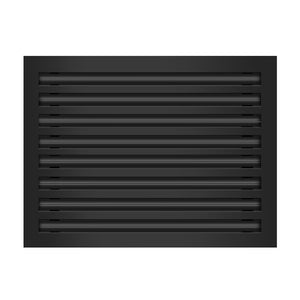 Frente de 22x16 Ventila Moderna de Color Negro para Aire Acondicionado - 22x16 Estandard Difusor Lineal - Texas Buildmart