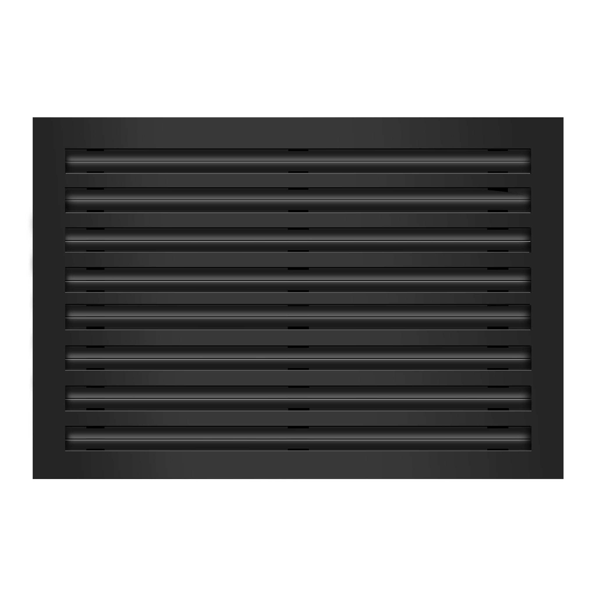 Frente de 24x16 Ventila Moderna de Color Negro para Aire Acondicionado - 24x16 Estandard Difusor Lineal - Texas Buildmart
