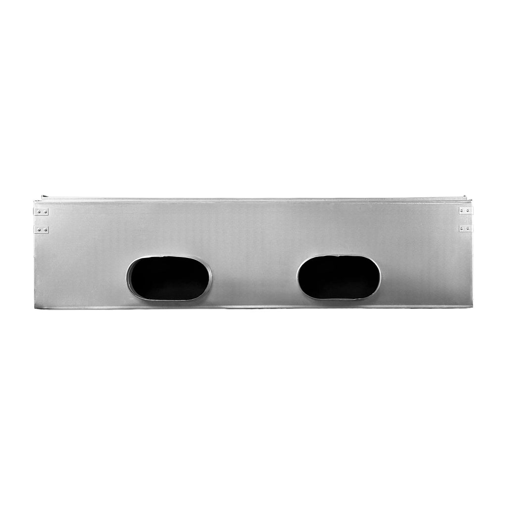 BUILDMART - Plenum Lineal de 48 pulgadas - 2 Ranuras - Dos Ranuras - P