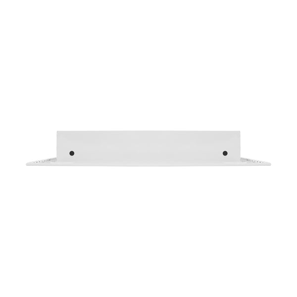 De lado de 14x10 Ventila Moderna de Color Blanco para Aire Acondicionado - 14x10 Estandard Difusor Lineal - Texas Buildmart