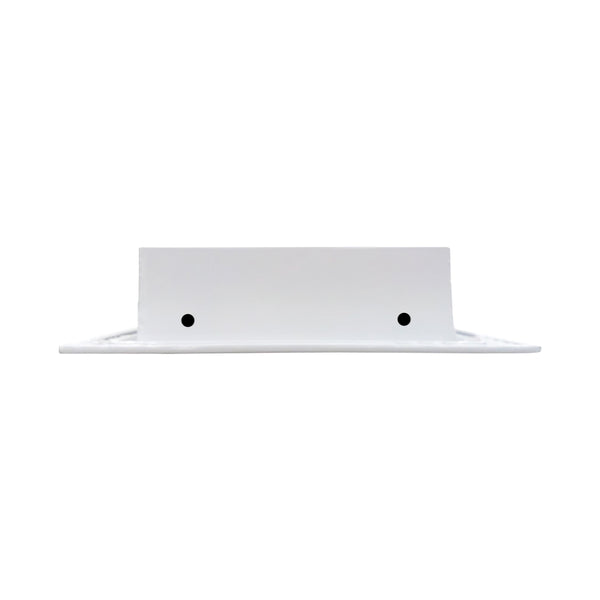 De lado de cubierta de ventilación de aire acondicionado lineal de 48 pulgadas y 3 ranuras de color blanco - Difusor lineal blanco - Texas Buildmart