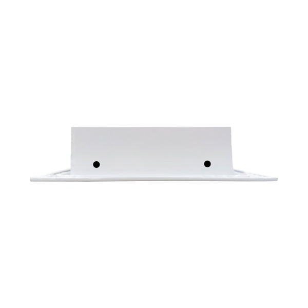 De lado de 20x6 Ventila Moderna de Color Blanco para Aire Acondicionado - 20x6 Estandard Difusor Lineal - Texas Buildmart