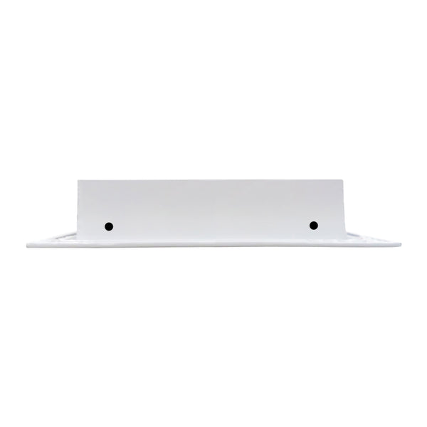 De lado de 14x8 Ventila Moderna de Color Blanco para Aire Acondicionado - 14x8 Estandard Difusor Lineal - Texas Buildmart