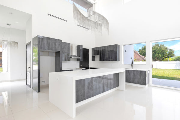 Vista 1 de cubierta de ventilación de aire acondicionado lineal de 48 pulgadas y 1 ranura de color blanco - Difusor lineal blanco - Texas Buildmart